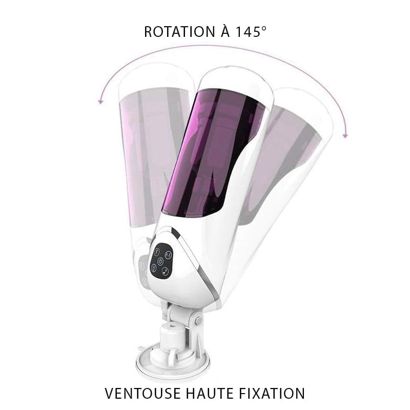 masturbateur rotatif va-vient automatique ventouse