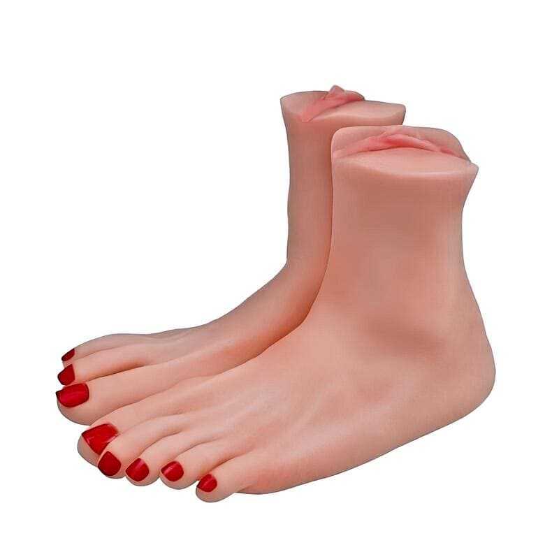 vaginette pied vue de cote