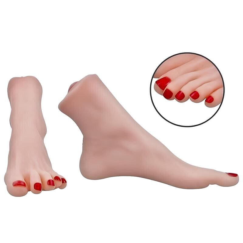 vaginette pied vue laterale detail ongles